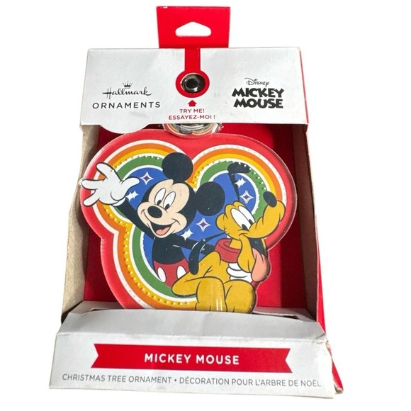 Hallmark Other - Hallmark‎ Disney Mickey Mouse Pluto Light-Up Ornament Works – NIB 2023